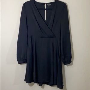 Express Black Flare Dress